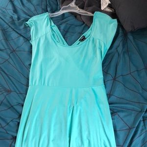 mint blue summer dress